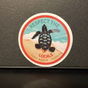 TURTLE FLORIDA STICKER